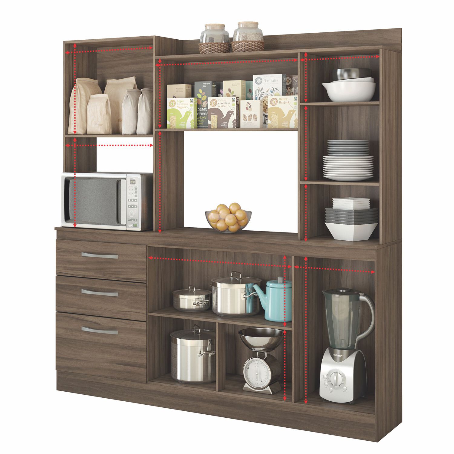 Mueble De Cocina Casaideal Tamara / 7 Puertas / 3 Cajones image number 6.0